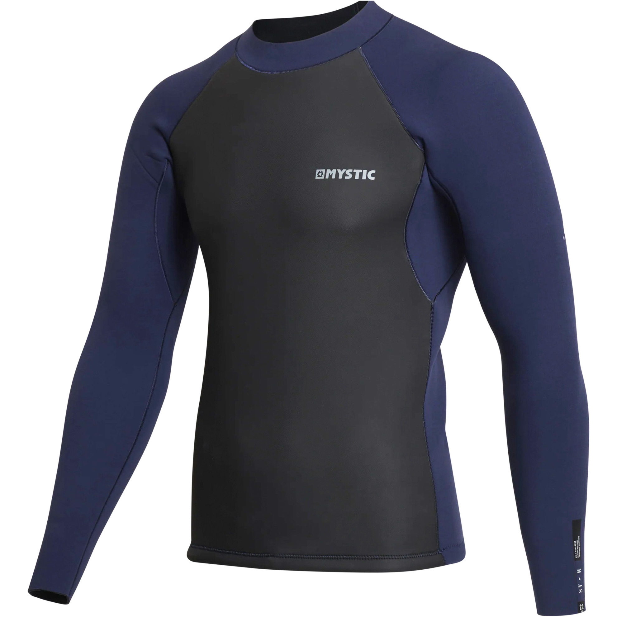 2026 Mystic Hommes Star 2mm Haut Manches Surf Top 35001.230171 - Navy